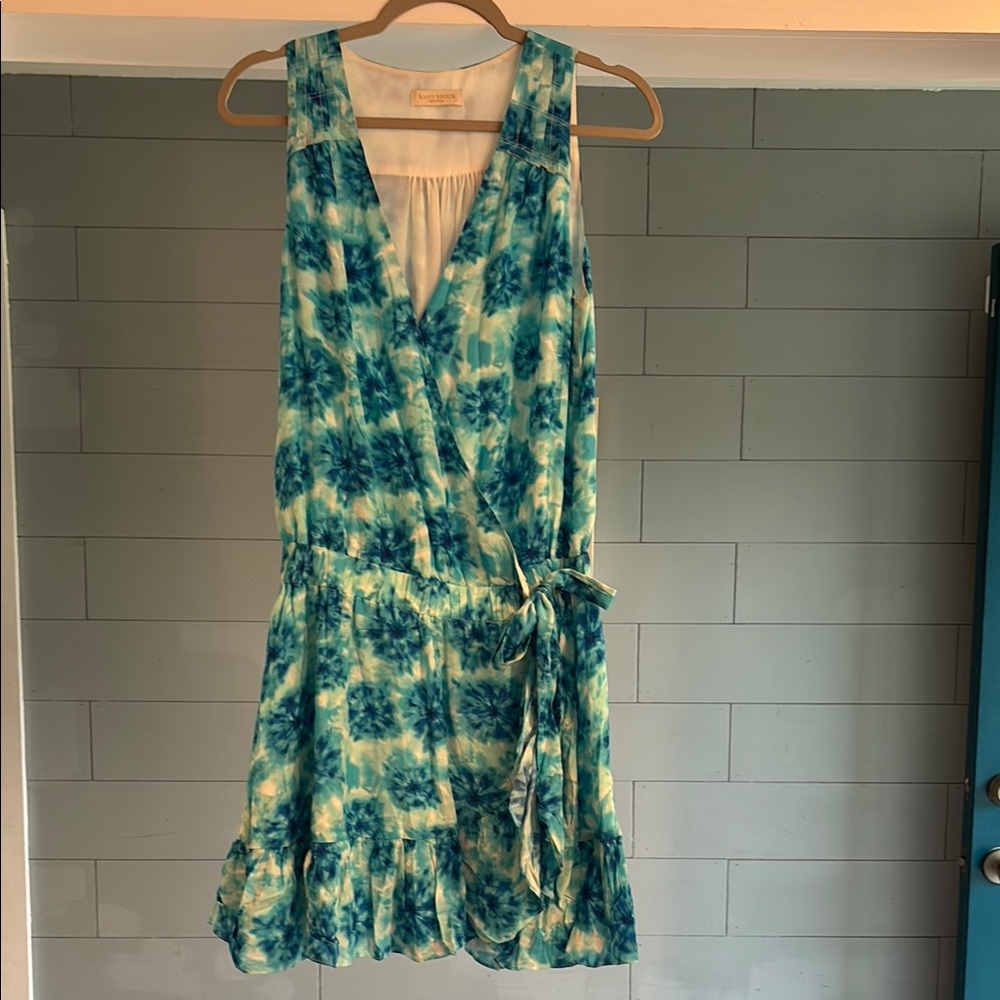RAMY BROOK
Printed Maeve Wrap Mini Dress
